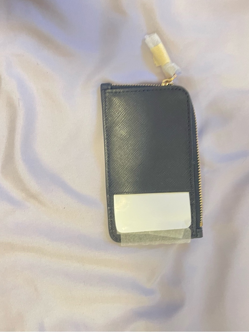 kate spade Navy Saffiano Leather Zip Card Case - Picture 2 of 2